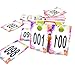 Larger 86mmx55mm Credit Card Size Plasitc Live Sale Number Tags Normal and Reverse Mirror Image Numbers Cards,Coat Hanger Numbers Cards for Facebook and Lularoe Live Sale Artistic Style(001-100)