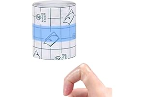 DeaHea Finger Tape Cracked Hands Patches Fingertip Bandages Knuckle Bandages Transparent Waterproof Adhesive Tape Toe Bandages Protector for Cracking Thumbs Dry Cracked Skin Finger Arthritis Eczema