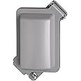 Legrand-Pass & Seymour WIUCAST1 1 Gang Cast Weatherproof Box and Cover, Die-Cast Aluminum, For Decorator/GFCI, Duplex, or Single Outlet, Gray (1 Count)