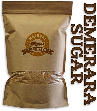 Natural Traders Demerara Sugar - 1lb Bag - Kosher, Non Gmo, Gluten Free