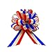 Red, White, and Blue Striped Pull Bows - 6
