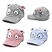 Binmer(TM)Kids Boys Girls Cute Baby Cartoon Dog Beret Hat Sun Hat Baseball Cap (Black)
