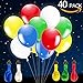 LED Balloons, LED Light up Balloons, Mixed Colors Flashing at Least Last 15-24 Hour, Ideal for Parties and Celebrations, Birthdays and Wedding Decorations (40 Pack)