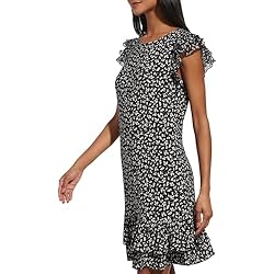 Tommy Hilfiger Flutter Sleeve Sheath Dress