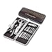 Bemaystar 12 PCS Nail Care Personal Manicure Pedicure Set Travel & Grooming Kit Tool Set