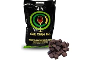 Oak Chips Inc. American Oak Cubes for Brewing - Heavy Toast - 2 lbs - Perfect for Aging Wines, Spirits, Beer, and More!