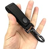 Duty Belt Keeper with Key Holder for 2" and 2¼" Wide Belt,Keeper with Strong Metal Police Key Clip, Military Molle Hook,Polic