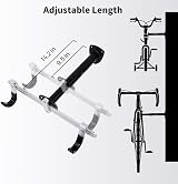 Sportneer Adjustable Bike Wall Mount for Road Mountain BMX - Space Saving view 5