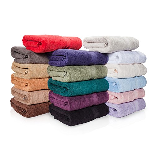 eLuxurySupply 900 GSM 100 Egyptian Cotton Towel Set for Mother's Day