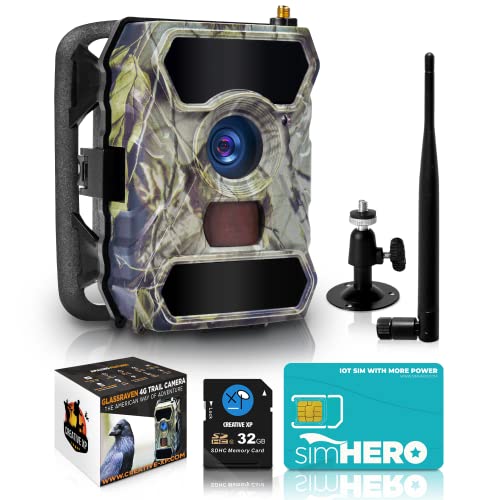 CREATIVE XP Cellular Trail Cameras Outdoor Waterproof Security Camera