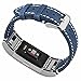 ESeekGo Compatible with Fitbit Charge 2 Leather Band, Genuine Leather Replacement Smart Fitness Watch Wristband Strap Compatible with Fitbit Charge 2 for Women Men (No Tracker)