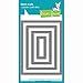 Lawn Fawn Lawn Cuts Custom Craft Die - Small Stitched Rectangle Stackables (LF768)