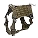 Feliscanis Tactical Dog Training Vest Harness Adjustable Service Dog Vest RG Szie M