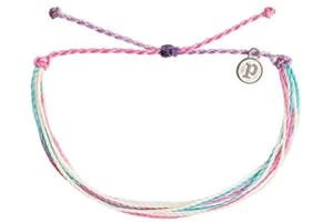 Pura Vida Jewelry Bracelets - 100% Waterproof and Handmade w/Coated Charm, Adjustable Band