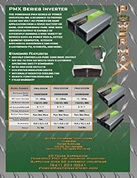 PowerMax 2000 W 12 V Pure Sine Wave DC a AC Power Inverter