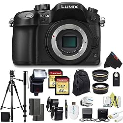 See Panasonic Lumix DMC-GH4 Mirrorless Micro Four Thirds Digital Camera (Body) + Pixi-Pro Accessories Bundle Details