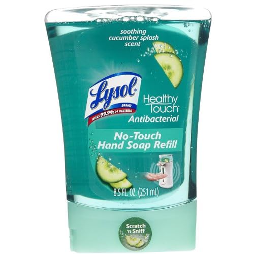 Lysol Healthy Touch Hand Soap Refill Cucumber Splash 8.5 oz (6 Pack) on