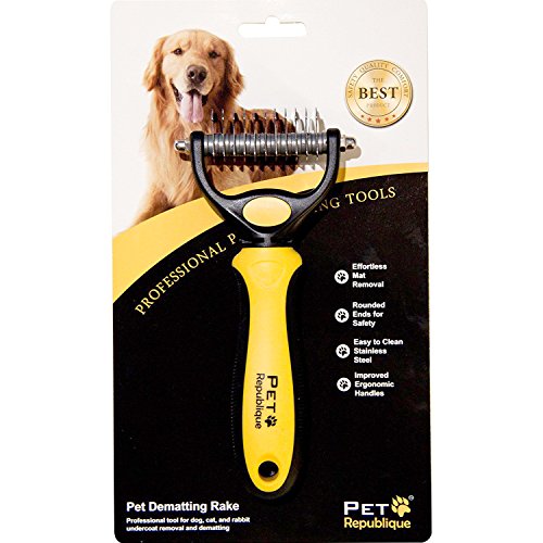Pet Republique Dog Dematting Tool Matt Splitters for Dogs, Cats, Rabbits, Long Haired Breed
