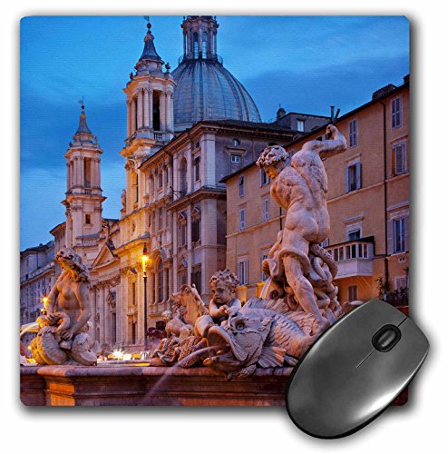 3D Rose "Piazza Navona Fountain of Neptune Rome ItalyEu16 Bjn0131Brian Jannsen"…
