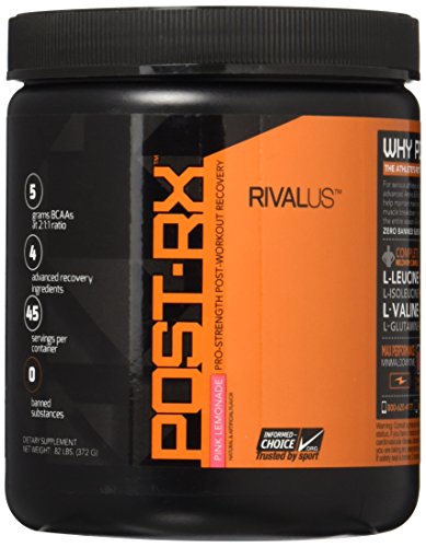 Rivalus Post-Rx 45 Serving Post Workout, Pink Lemonade, 1 Pound