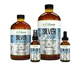Kaiame Naturals Colloidal Silver | Large 16 oz Glass Bottle | Natural Immune Support Supplement | Ionic Silver, 10 PPM | Safe for Adults, Children, all Pets and Plants!