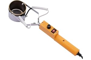 BINGOX Electric Lead Melting Pot – Adjustable Temperature Smelter for Metal Casting, Fishing Weights, Lead Molds & DIY Projects – Compact Crucible for Tin, Pewter, and Gold Melting