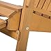 FDW Outdoor Wood Adirondack Chair Foldable w/Pull Out Ottoman Patio Furniture