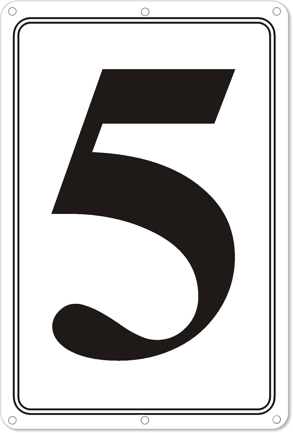 Yard Signs - Premium Aluminum Number Signs 5-12