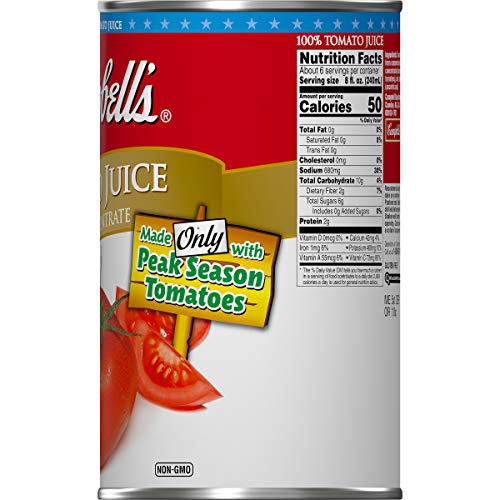 CAMPBELL’S TOMATO JUICE CAN, 46 OZ