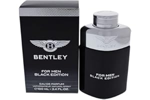 Bentley Black Edition Cologne for Men Eau De Parfume Spray, 3.4 ounces