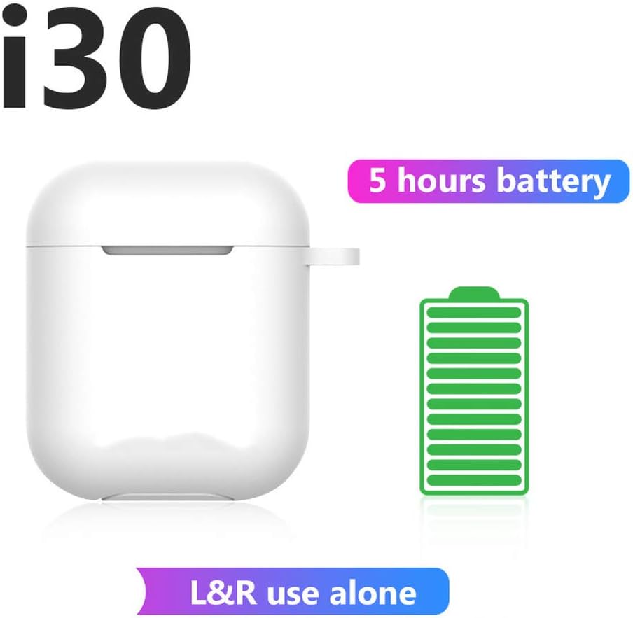 i30 TWS 5 Hours Power Wireless Earphone Bluetooth Earphones 6D bass Earbuds PK W1 Chip i12 i11 i10 i9s i7s TWS