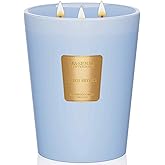 M&SENSE Large Soy Candle Linen Breeze Scented 35oz 150H Burn Time Long Lasting, 3-Wick Natural Aromatherapy Candle, No Toxic Candle Home Fragrance Housewarming Gifts