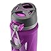ZULU Atlas Glass Water Bottle with Silicone Sleeve, 20 oz, Purple