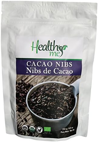 Healthy Me - Organic Unsweetened Cacao Nibs (250-gr (8.8-Oz))