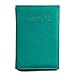 Passport Cover, Case, Holder for Travel, Animal Friendly Leather, 10 Colors - Light Blue