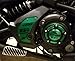 FATExpress Motorcycle CNC Aluminum Decoration Engine Side Cover Plate for Kawasaki Vulcan S ABS VN EN 650 EN650 2015 2016 2017 2018 2019 2020 2021 2022 Motorbike Accessories Parts 15-22 (Green)
