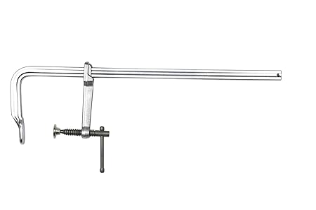 Taparia FC15-250 Steel F-Clamp (Silver and Black)