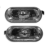 VW B5 B5.5 Golf Jetta MK4 Passat Fender Pair Side Marker Lights Lamp Smoke Lens