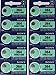 Sony 364 (SR621SW) 1.55V Silver Oxide 0%Hg Watch Battery (10 Batteries)