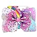 8 Inches JOJO Siwa Hair Bows Alligator Clips for Girls 6pcs Large Bows Hair Barrettes Accessories for Toddler Teens Kids
