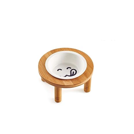 Petaflop Cat Feeding Bowls Small Dog Bowls Set Ceramic Water Bowl