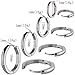 Steel Delicate Tiny Huggie Hoop Tragus Earrings for Cartilage Piercing Mens Womens 8PC 9-16mm 18gauge