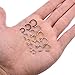 Monily 18-20G 15Pcs Stainless Steel Nose Piercing CZ Hoop Ring Body Piercing Jewelry for Mens Womens