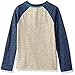 adidas Little Boys' Core Graphic Long Sleeve Tee, Dark Indigo Heather, 6