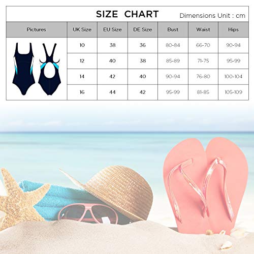 Damen-Sportlicher-Einteiler-Badeanzug-Damen-Badeanzug-Einteilig-Sport-Schwimmanzug-fuer-Damen