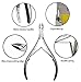 Rui Smiths Professional Cuticle Nippers | Precision Surgical-Grade Stainless Steel Cuticle Trimmer, French Handle, Double Spring, 4mm Jaw (Quarter Jaw)