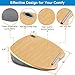 HUANUO Lap Desk – Fits up to 14 inch Slim Laptop, Laptop Stand with Pillow Cushion & Bamboo Platform on Bed & Sofa, with Cable Hole & Anti-Slip Stripthumb 2