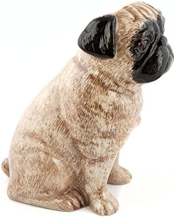 QuailCeramics - Pug Flower Vase Fawn - Large