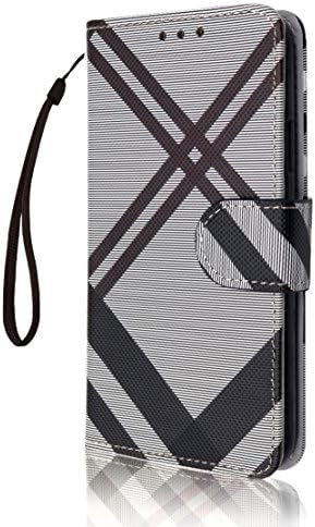 Luxury Wallet Protective Cover Case with Free Screen Protector Cover for iPhone 7 / iPhone 8 / iPhone 7 Plus / iPhone 8 Plus / iPhone X (Black [CP], iPhone X (5.8"))