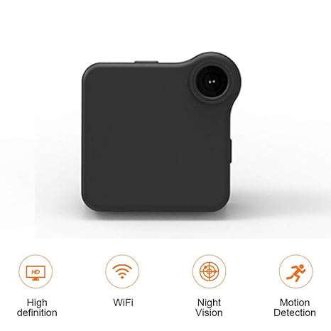 Jonly Mini cámara inalámbrica, cámara HD Action CAM Bike ...